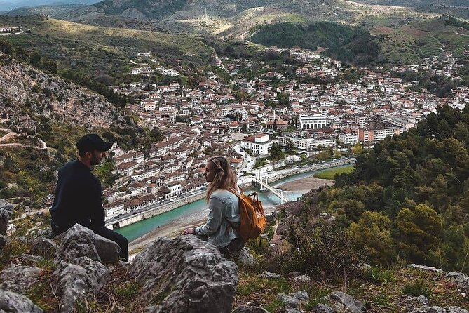 Balkans in 3 Days;Semi – Private Tour Dedicated Tour Leader & Car - Berat’s 1001 windows and a castle where people still live
