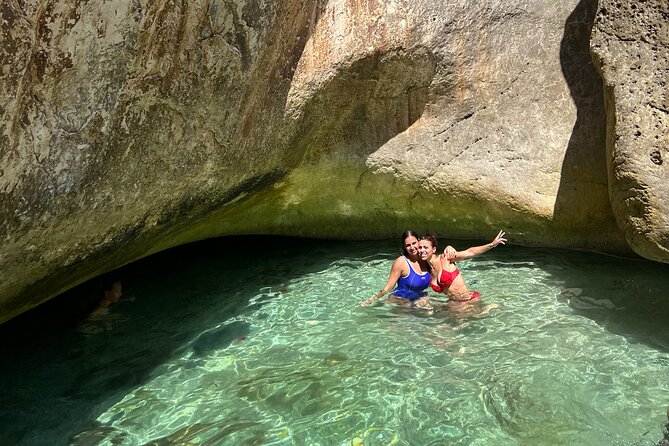Blue Cave & Grama Bay Full Day Guided Boat Tour - Dafina Cave and Bristan Bay’s old bunkers