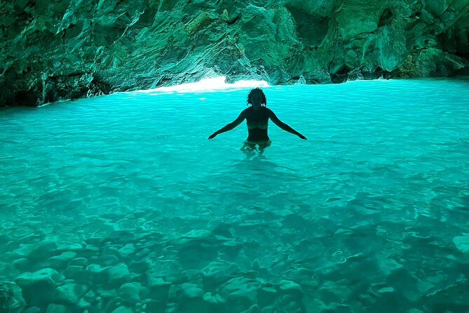 Blue Cave & Grama Bay Full Day Guided Boat Tour - Seal Cave and the narrow coastal passage