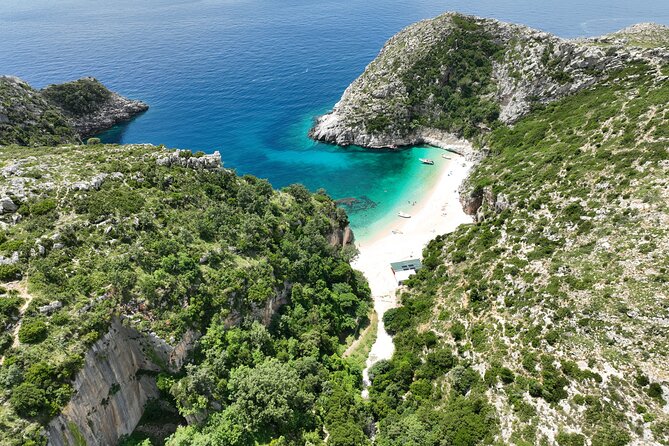 Blue Cave & Grama Bay Full Day Guided Boat Tour - Dafina Bay and the first real swim