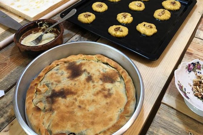 Cooking Classes and Traditional food tasting in Tirana - Sheqerpare finishes the meal