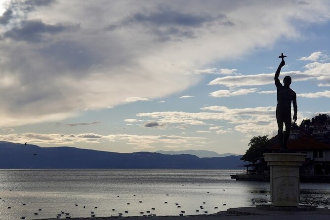 Day tour of Ohrid & St. Naum, N Macedonia from Tirana - Bay of the Bones and its reconstructed lake homes