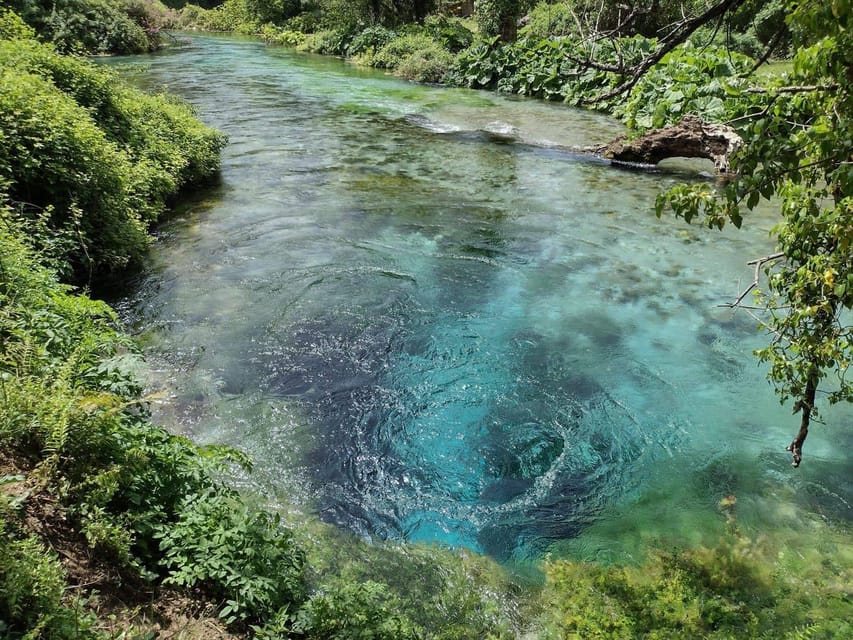 From Durrës or Golem: Ksamil, Saranda and Blue Eye Tour - The Blue Eye: cold water and a longer walk