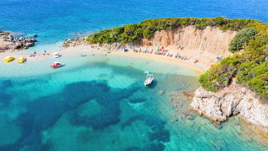 From Durres: Saranda, Blue Eye, Ksamil Islands Boat Tour - Ksamil’s beaches and the included island boat ride