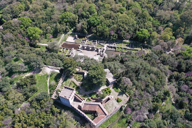 Full Day Tour: Butrint National Park, Ksamil, Blue Eye and Lekursi Castle - Lekursi Castle above Saranda