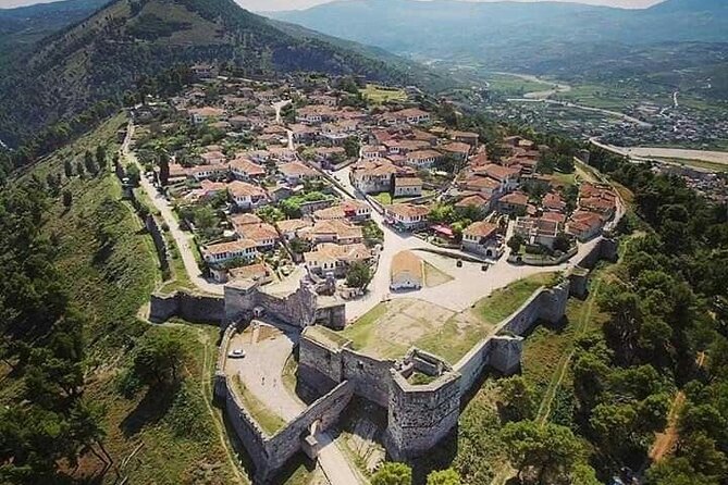 Full Day Tour in Belsh Lake and Berat Town from Tirana - Climbing toward Berat Castle