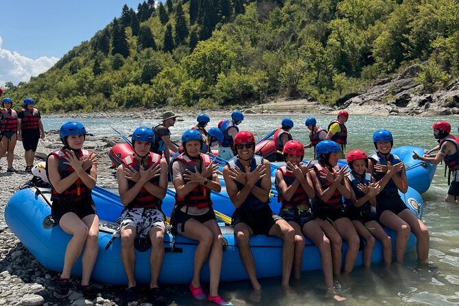 Guided Rafting Tour - Vjosa River National Park - Permet, Albania - Gentle rapids first, then faster water