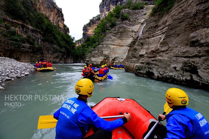 Kayak,Raft,Hiking,Canyon Exploration in Albania -6 day tour - Day 5: Class 3 rafting on the Vjosa River