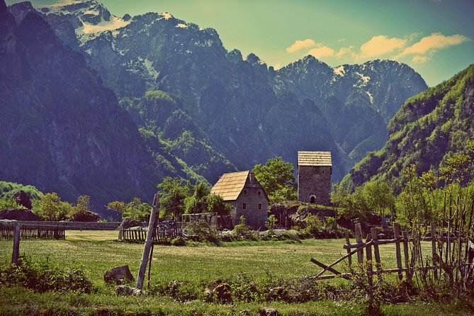 Kayaking and Hiking at Koman Lake, Valbona and Theth in 4 Days Tour from Tirana - Stone towers and old Theth