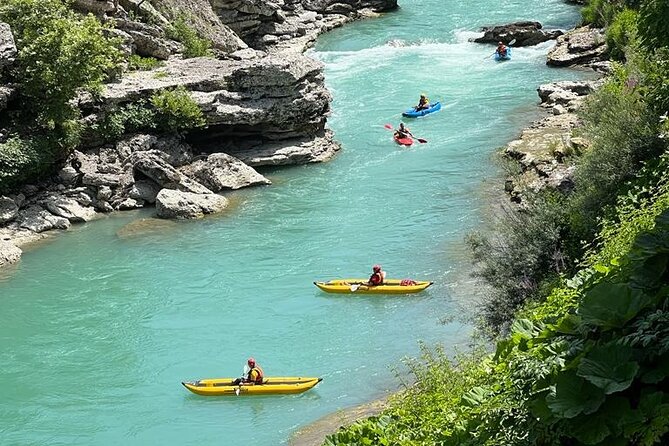 Kayaking in Vjosa River,Albania Kayak Permet,Gjirokaster (ARG) - Why the Vjosa River is the main attraction