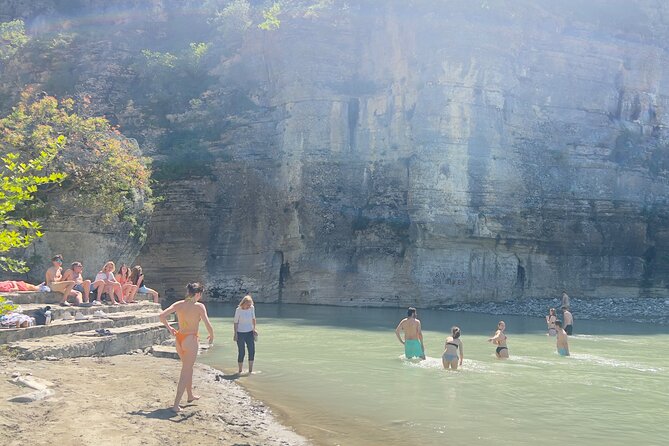 Osumi Canyons and Bogova Waterfall Tour - Osumi Canyon from the rock balcony