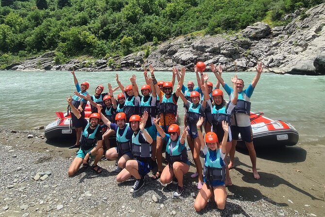 Rafting Tour in Vjosa Wild River National Park - Calm water, stone beaches, and Badlonjë rapid