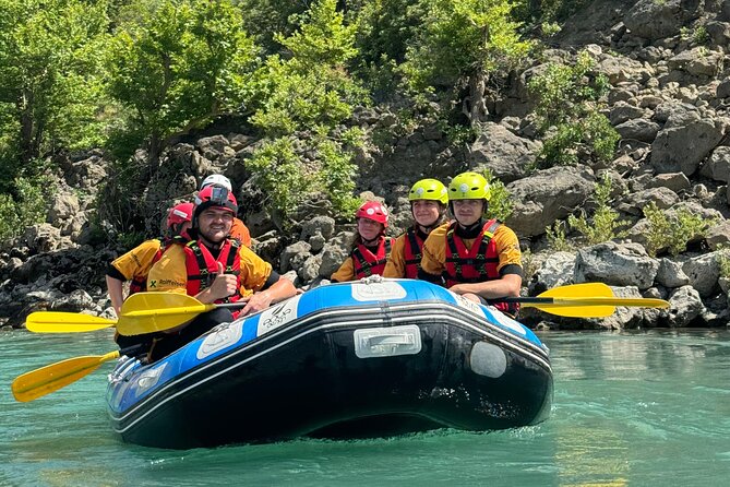 Sarande: Permet 4x4 Tour, Rafting and Thermal baths - The Vjosa River rafting session