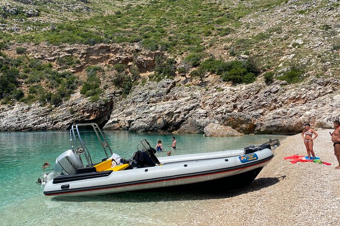Secret Blue Gem Cave & Grama Bay Boat Tours Vlore - Dafina Cave and the changing blue water
