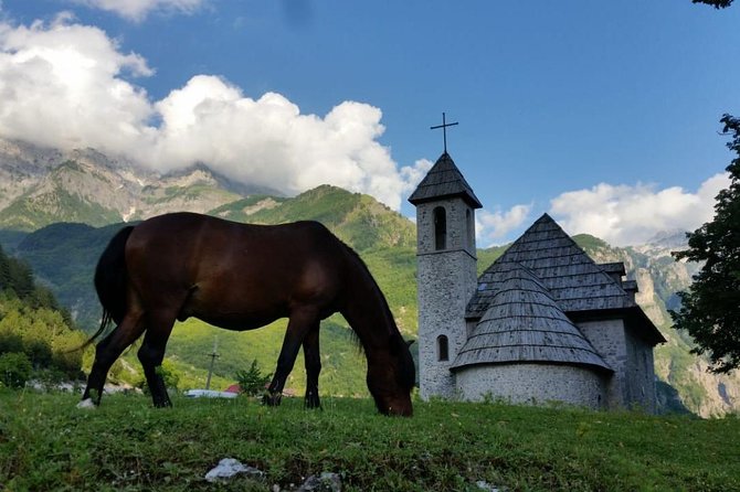 Semi-Private Hiking Tour; Peaks of the Balkans in 10 days - Day 1: Tamarë waterfalls and the meadows of Lëpushë