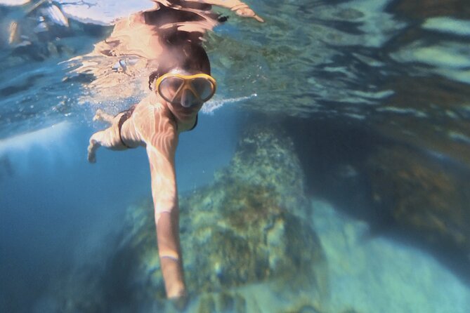 Snorkeling 360 Experience in Sazan Island & Karaburun - Entering Haxhi Ali Pirate Cave