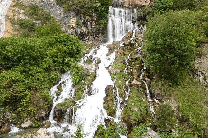 SOTIRA WATERFALL HIKING/TREKKING from Berat by 1001 Albanian Adventures - Sotirë Waterfall at a glance