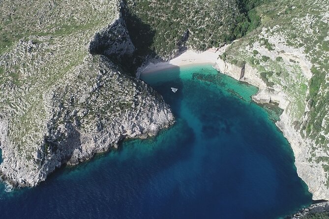 Speed Boat Tour to Vlore's Secret Blue Cave at Grama Bay - Englishman Bay and Plazhi i Llovizit