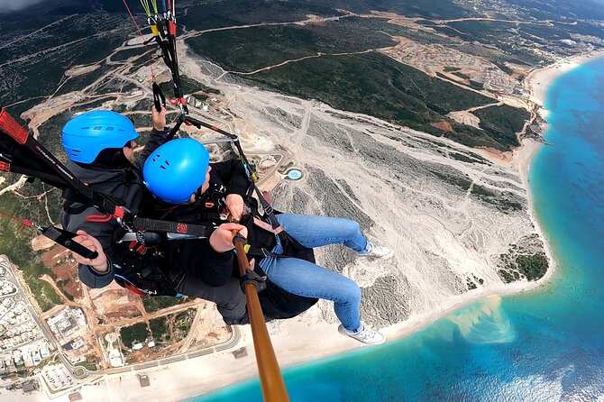 Tandem paragliding Albania (Llogara) - The safety briefing and takeoff