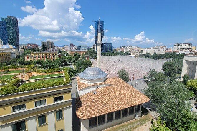 Tirana’s Communist Past: A Tasting Tour with Traditional Lunch - The Pyramid of Tirana and a monument that keeps changing