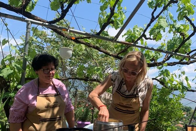 Vegetarian Cooking Class @Teta Marjeta - Sitting down to eat what you made