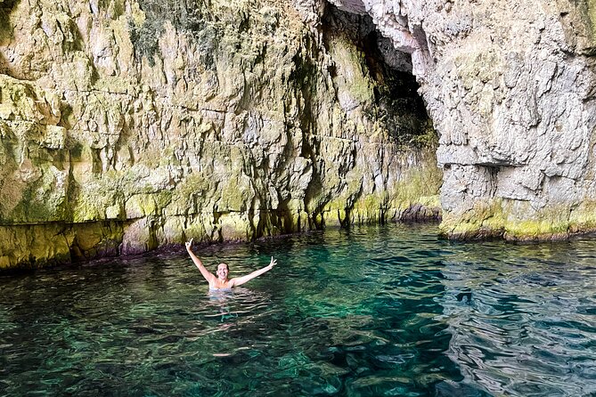Vlore Speedboat Tour to Sazan Island & Haxhi Ali Cave - Haxhi Ali Cave and its clear swimming water