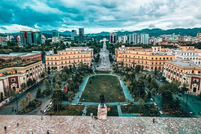 Walking tour of Tirana; History & Culture - Skanderbeg Square and the old civic core